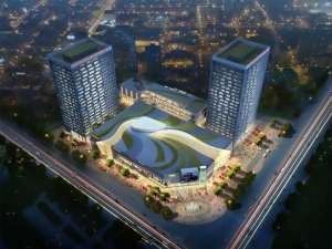 蕪湖潤地商業廣場百葉窗、樓梯扶手定制